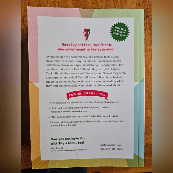 Ivy & Bean Books 1-8 + Activity Book Like New - Picture 5 of 6